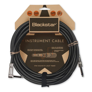Buy Blackstar Instrument Cable 6m Straight to Angle at Guitar Crazy