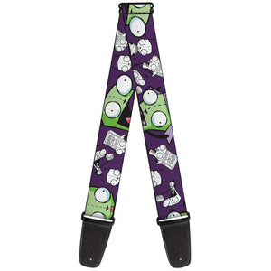 Buy Buckle Down Guitar Strap - Invader Zim - BD-WIZ032 at Guitar Crazy
