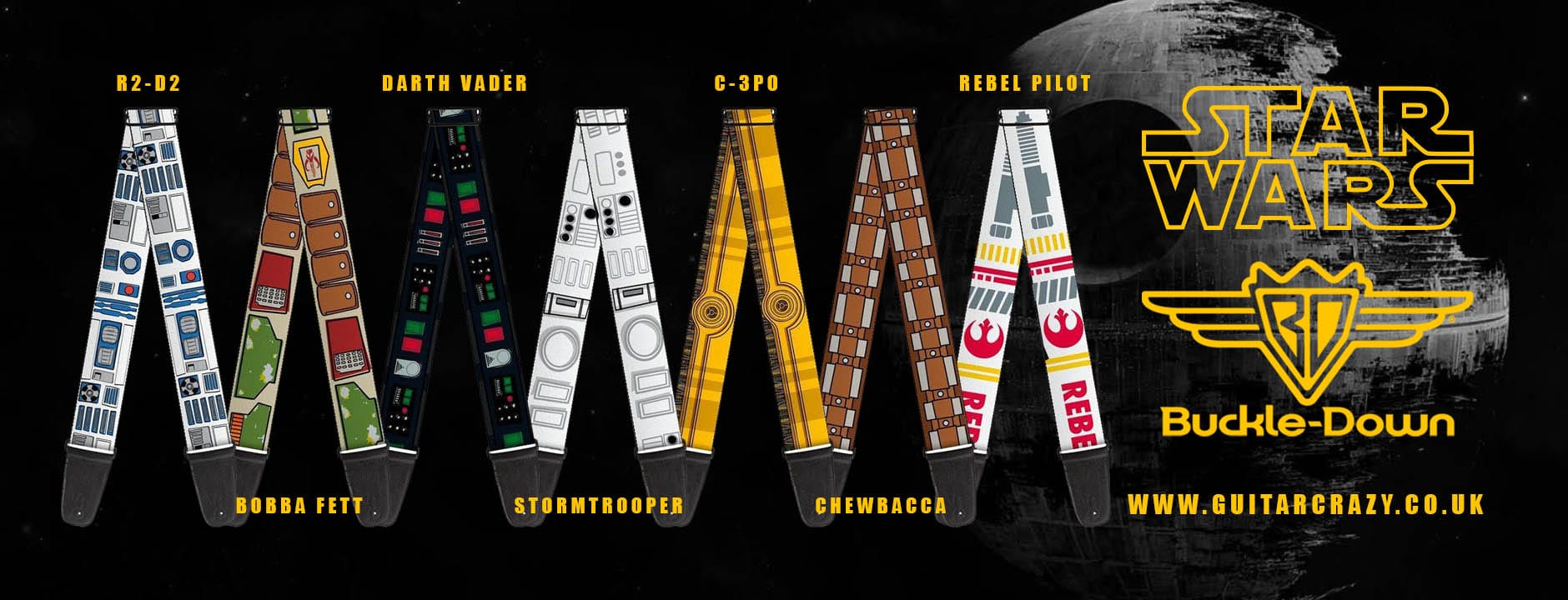 Star Wars Guitar Straps at Guitar Crazy