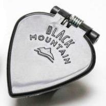 Plettro Per Pollice Black Mountain &ndash; Caricato A Molla &ndash; Punta Nera Jazz &ndash; 2 Pezzi