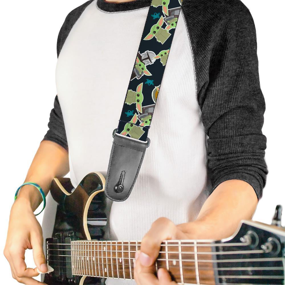 Buy Star Wars The Mandalorian The Child and Frog Guitar Strap By Buckle Down at Guitar Crazy