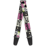 Buy Beetlejuice and Sandworm Stripe Guitar Strap by Buckle Down - BD-WWMV038 at Guitar Crazy