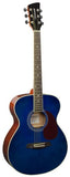 Buy Brunswick Grand Auditorium Acoustic Guitar - BF200BL - Dark Blue at Guitar Crazy