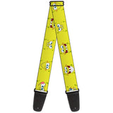 Buy Buckle Down Guitar Strap - Sponge Bob Expressions - BD-WSQ001 at Guitar Crazy