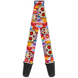 Buy Buckle Down Guitar Strap- Sugar Skull Starburst - BD-WTY008 at Guitar Crazy