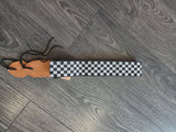 Buy GC Guitar Strap- Vegan - Check design Black and White at Guitar Crazy