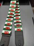 Buy GC Guitar Strap-  Welsh Dragon at Guitar Crazy