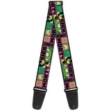 Buy Rick and Morty Text Blocks Guitar Strap by Buckle Down - BD-WRMY042 at Guitar Crazy