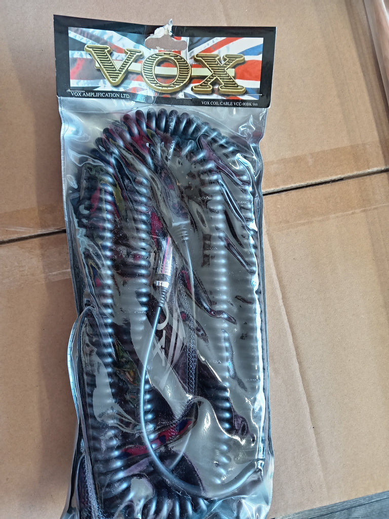 VOX COIL CABLE VCC-90SL - Cavo a spirale chitarra elettrica VOX COIL CABLE VCC-90SL - Cavo a spirale chitarra elettrica