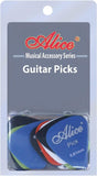 Buy Alice Pack Of 12 Guitar Picks 0.81mm at Guitar Crazy