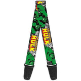 Buckle Down The Incredible Hulk Guitar Strap