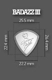 Buy Chicken Picks Badazz 3.2 mm Jazz Style Shaped Guitar Pick at Guitar Crazy