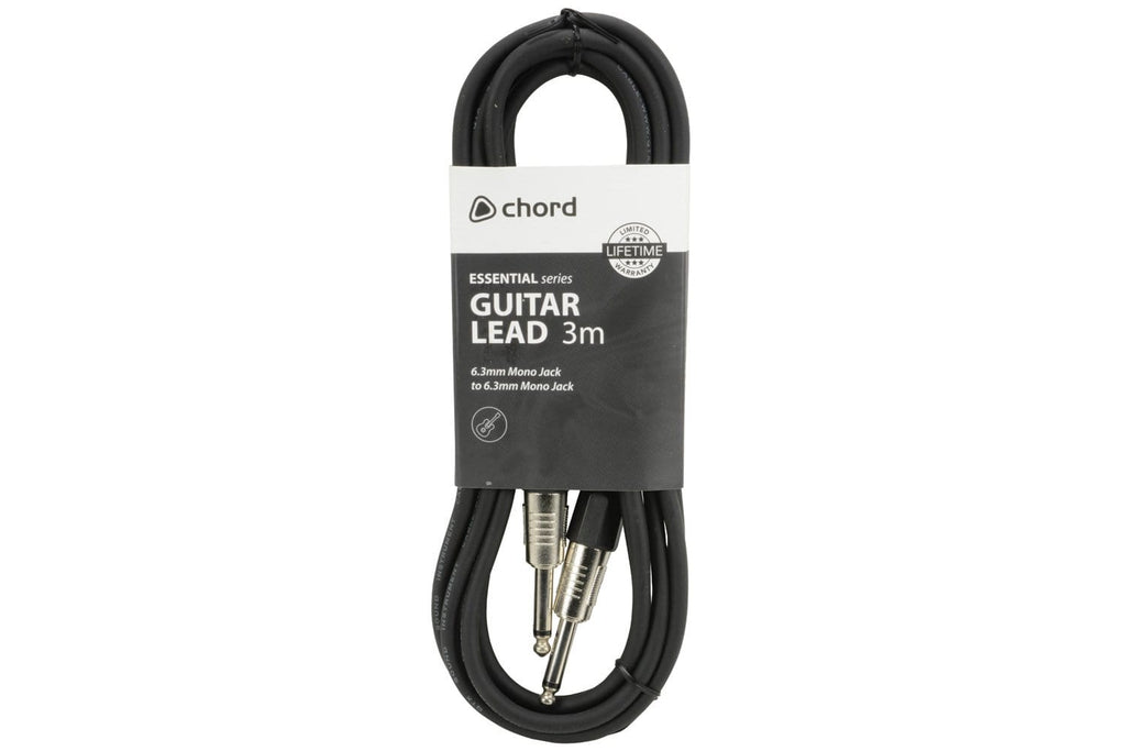 Buy Chord Essential 3m Guitar Cable at Guitar Crazy
