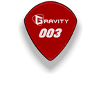 Gravity 003 Jazz Size Guitar Pick Unpolished