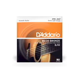 D'Addario EJ10 80/20 Bronze Acoustic Guitar Strings 10-47