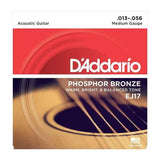 D'Addario EJ17 Phosphor Bronze Acoustic Strings 13-56