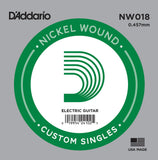 Buy D`Addario NW018 Nickel Wound Electric Guitar Single String at Guitar Crazy