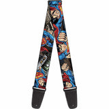 DC Comics Superman Guitar Strap By Buckle Down