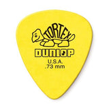 Dunlop 0.73 Yellow Tortex Single Guitar Pick