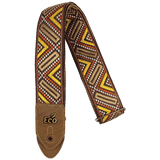 Ecostrap Vegan Jacquard Guitar Strap Orange