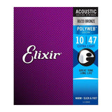 Elixir 80/20 Bronze - Polyweb Extra Light 10 - 47 Acoustic Guitar Strings