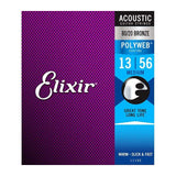 Elixir 80/20 Bronze - Polyweb Medium 13 - 56 Acoustic Guitar Strings E11100
