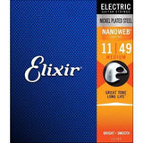 ElixirNanoweb Medium 11- 49 Electric Guitar Strings E12102