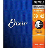 ElixirNanoweb Super Light 9 - 42 Electric Guitar Strings E12002