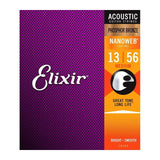 Elixir Phosphor Bronze - Nanoweb Medium 13 - 56 Acoustic Guitar Strings E16102