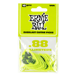 Ernie Ball Everlast Guitar Picks - 12 Pack - 0.88mm Gauge