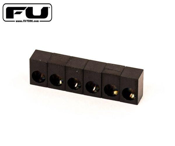 Buy FU Tone 6 Titanium String Lock Insert Blocks - Black at Guitar Crazy