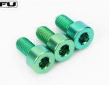 Buy FU-Tone Green Titanium Nut Clamping Screws at Guitar Crazy