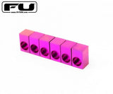 Buy FU Tone Titanium Saddle Insert Block Set (6) – PURPLE at Guitar Crazy