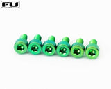 FU Tone Titanium Saddle Mounting Screw Set (6) GREEN