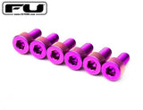 Buy FU Tone Titanium Saddle Mounting Screw Set (6) – PURPLE at Guitar Crazy