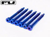 Buy FU Tone Titanium String Lock Screw Set (6)- BLUE at Guitar Crazy