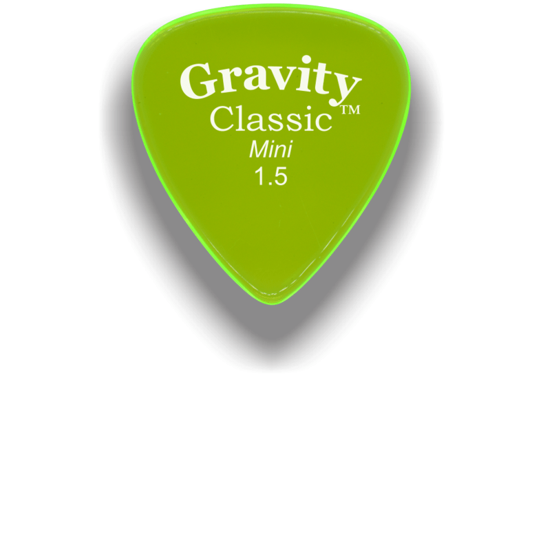 Gravity Guitar Pick Classic Mini 1.5mm Polished