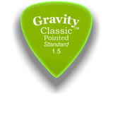 Gravity Guitar Pick Classic Pointed Standard 1.5mm Polished