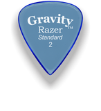 Buy Gravity Guitar Pick Razer Standard 2mm Polished at Guitar Crazy