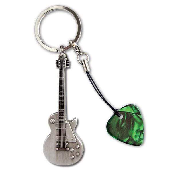 Grover Allman Guitar Shaped Keyring #1 With Pick