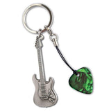 Grover Allman Guitar Shaped Keyring #2 With Pick