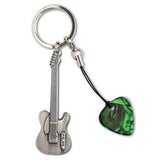 Grover Allman Guitar Shaped Keyring #5 With Pick