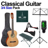 Beginner 3/4 Classical Kids Starter Guitar Pack