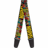 Buy Marvel Avengers Retro Guitar Strap  By Buckle Down at Guitar Crazy