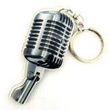 Microphone Acrylic Keyring