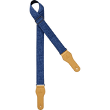 ORTEGA Blue Casual Series Cotton Guitar Strap