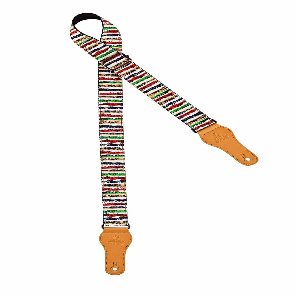 Ortega Creative Series Striped Ukulele Strap