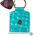 Buy Pick Pouch Company New York Croco Turquoise Pick Holder at Guitar Crazy