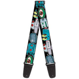 Buy Robots Guitar Strap By Buckle Down at Guitar Crazy