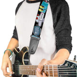 Buy Robots Guitar Strap By Buckle Down at Guitar Crazy